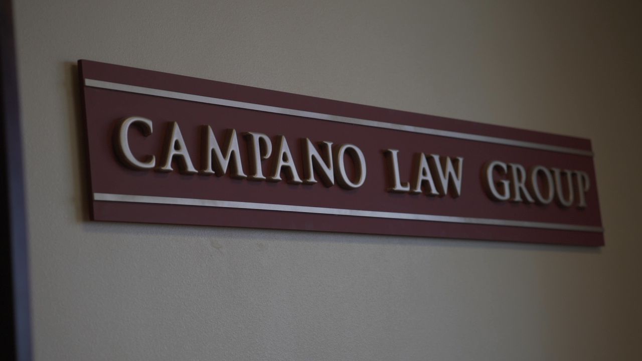 Campano Law Group sign in the Palmdale office